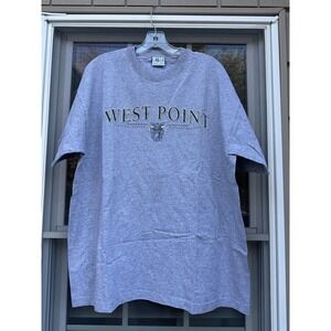 Vintage Y2K West Point Army Military Tee Grey Shirt 2000s Men's Sz X-Large